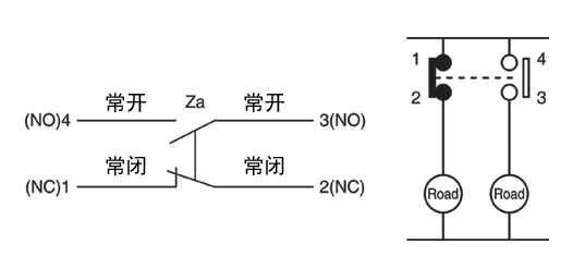 DTH-2耐高溫行程開關接點形式